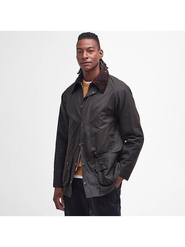 Barbour Men's Classic Beaufort Waxed Jacket - Olive Image 2