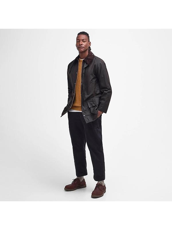 Barbour Men's Classic Beaufort Waxed Jacket - Olive Image 3