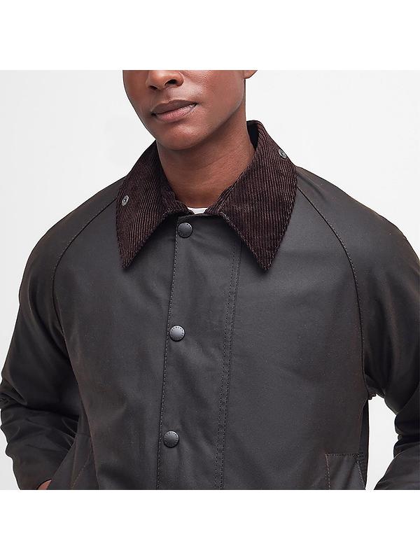 Barbour Men's Classic Beaufort Waxed Jacket - Olive Image 5