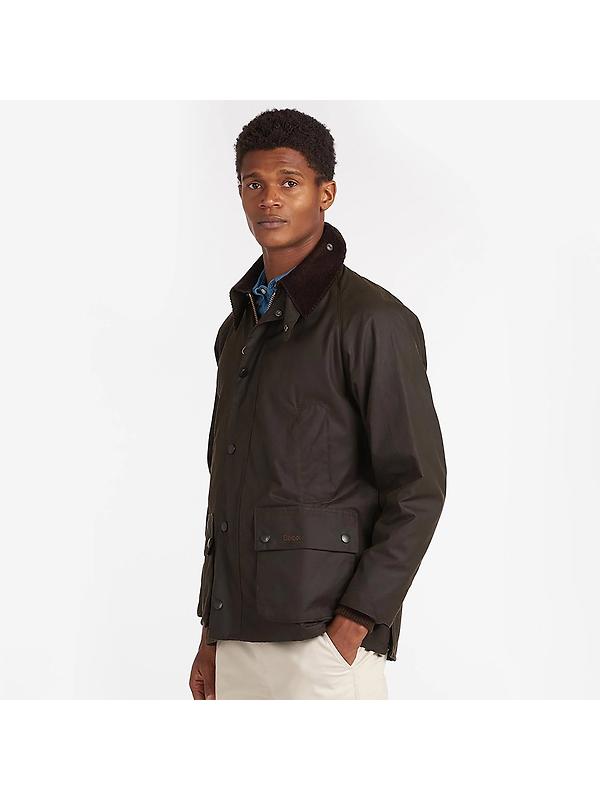 Barbour Men's Classic Bedale Waxed Jacket - Olive Image 2