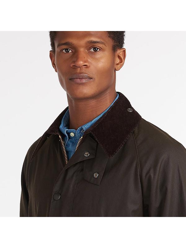 Barbour Men's Classic Bedale Waxed Jacket - Olive Image 4