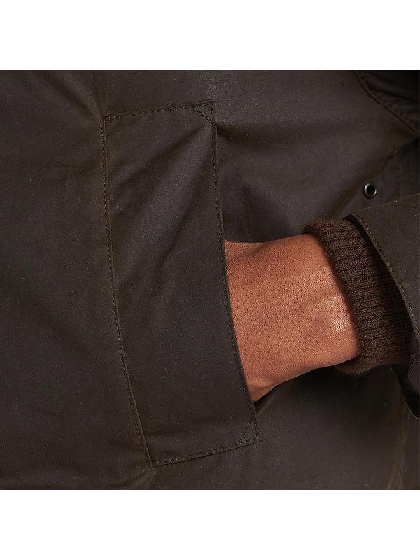 Barbour Men's Classic Bedale Waxed Jacket - Olive Image 6