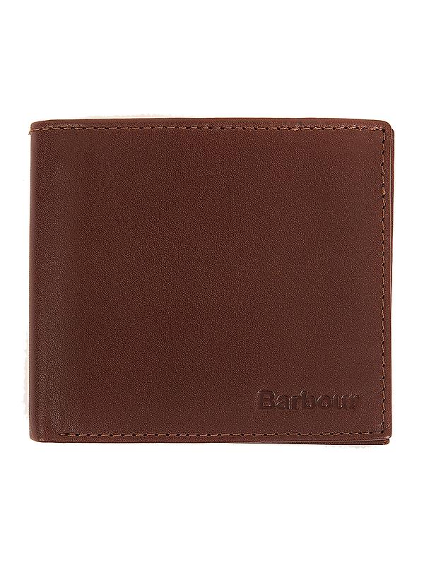 Product image of Barbour Men's Colwell Leather Billfold Wallet - Brown/Classic