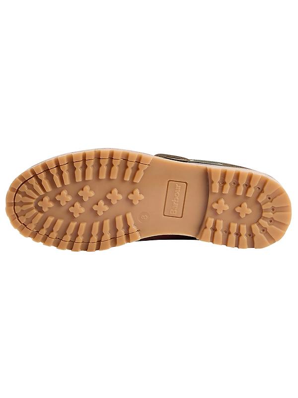 Barbour Men's Deck Boat Shoes - Mahogany Image 7