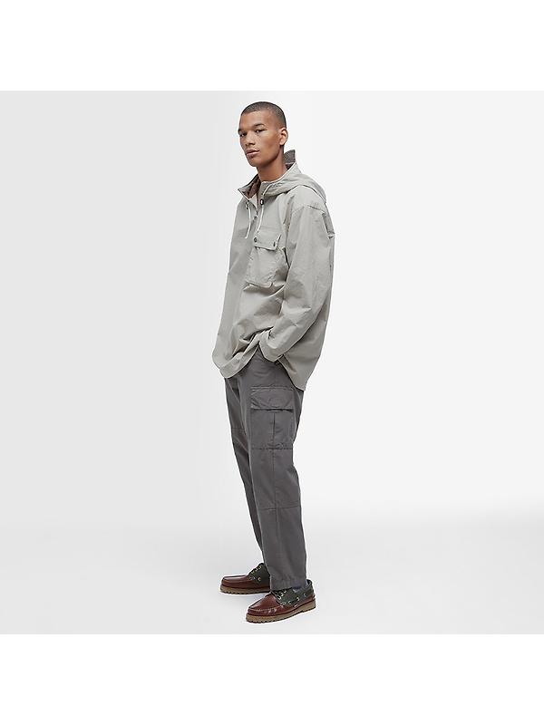 Barbour Men's Durham Hooded Overshirt - Concrete Image 3