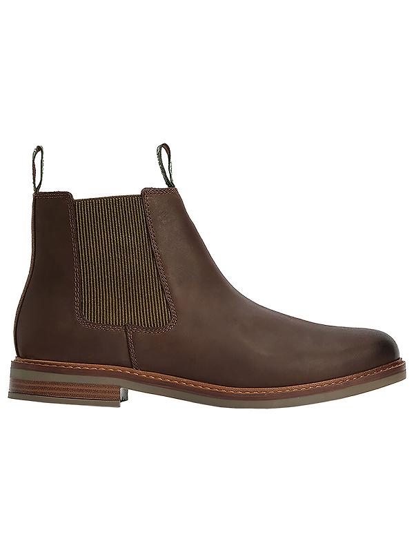 Barbour Men's Farsley Chelsea Boots - Choco Image 1