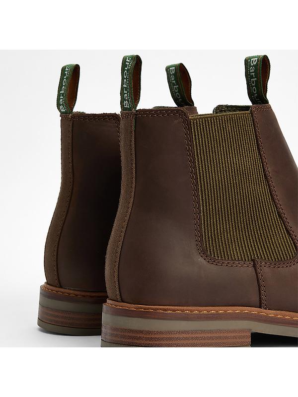 Barbour Men's Farsley Chelsea Boots - Choco Image 4