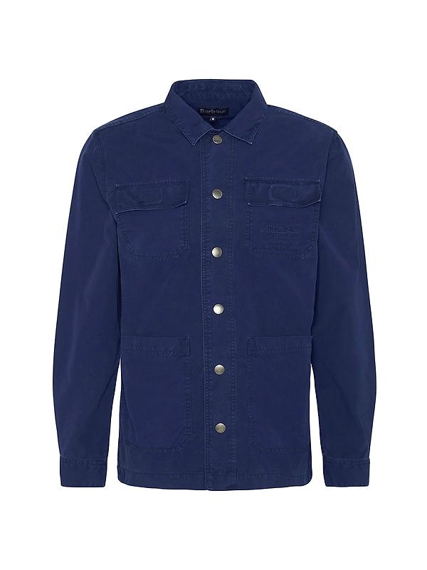 Barbour Men's Grindle Cargo Overshirt - Navy Product Image