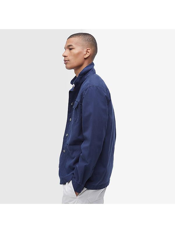 Barbour Men's Grindle Cargo Overshirt - Navy Image 5