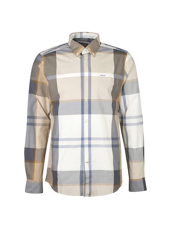 Barbour Men's Harris Tailored Shirt - Amble Sand Tartan Image 1
