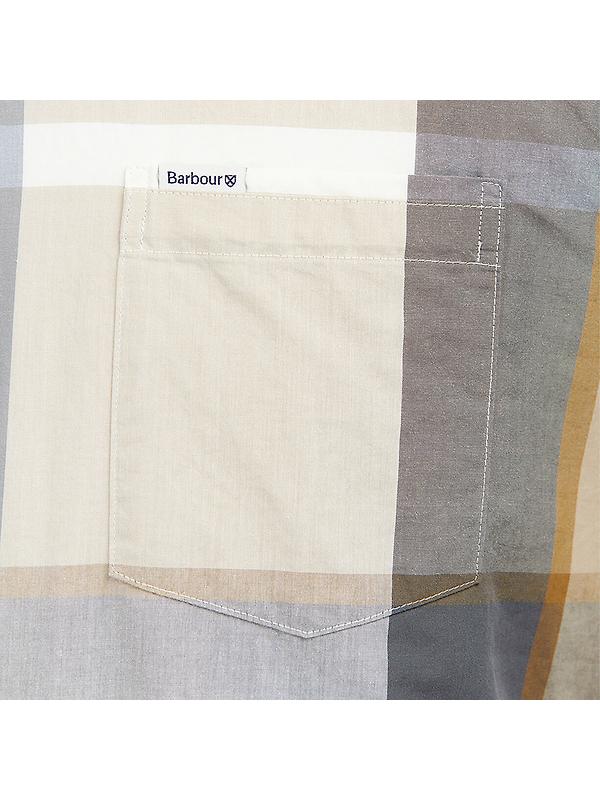 Barbour Men's Harris Tailored Shirt - Amble Sand Tartan Image 7