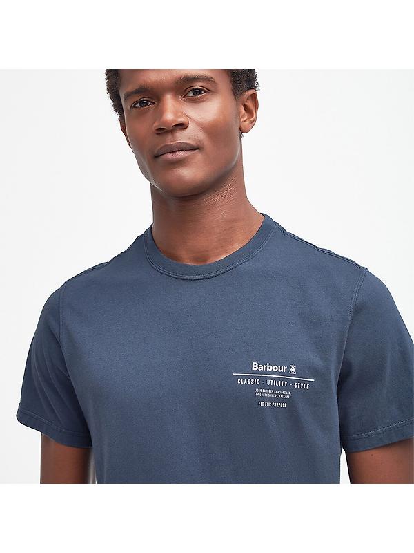 Barbour Men's Hickling Tailored Fit T-Shirt - Navy Image 5