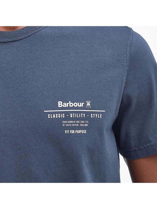 Barbour Men's Hickling Tailored Fit T-Shirt - Navy Image 6