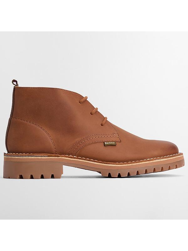 Barbour Men's Hobart Chukka Boots - Cognac Image 2