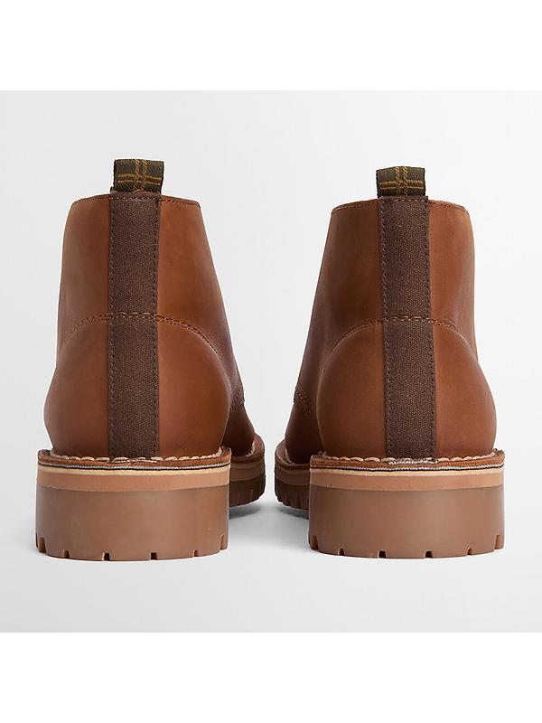 Barbour Men's Hobart Chukka Boots - Cognac Image 3