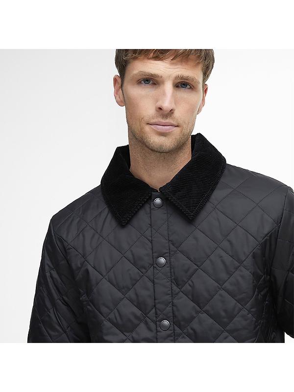 Barbour Men's Liddesdale Quilted Jacket - Black Image 5