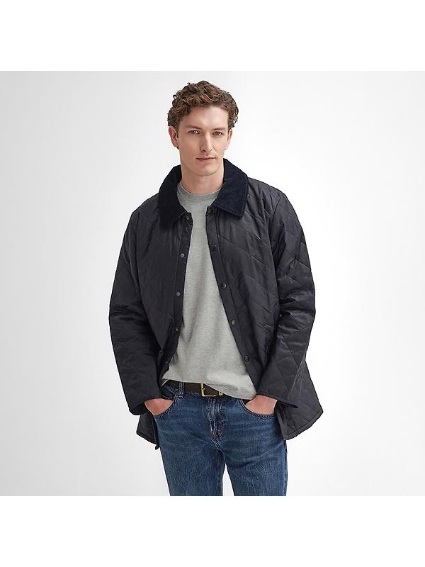 Barbour Men's Liddesdale Quilted Jacket - Navy Image 2