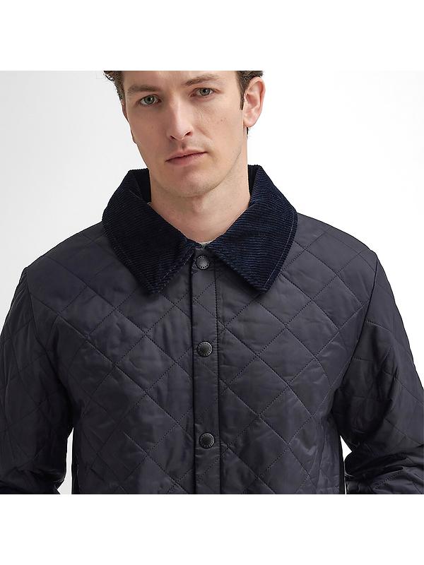 Barbour Men's Liddesdale Quilted Jacket - Navy Image 5