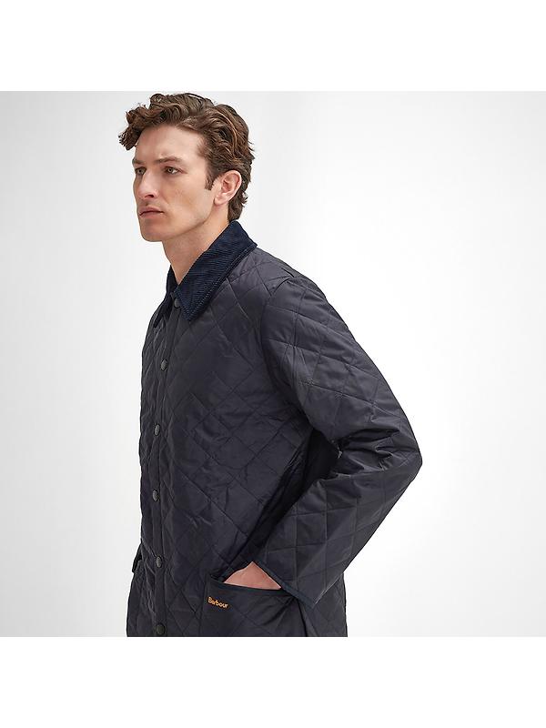 Barbour Men's Liddesdale Quilted Jacket - Navy Image 6