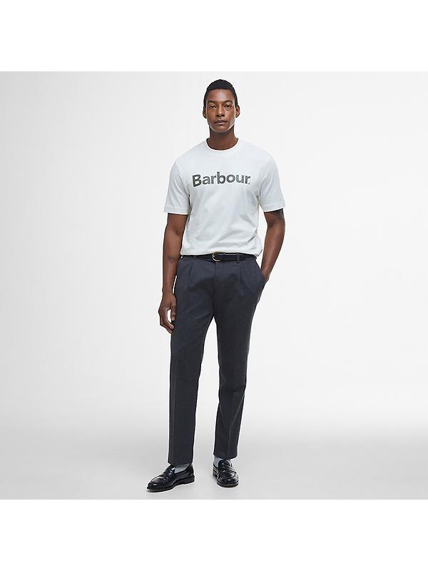 Barbour Men's Logo Relaxed Fit T-Shirt - Antique White Image 3