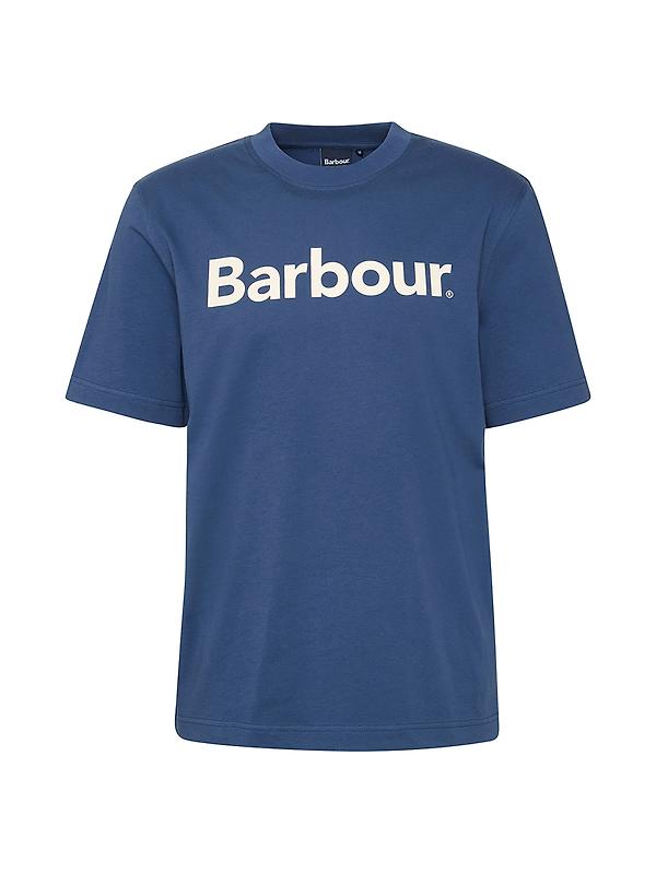 Barbour Men's Logo Relaxed Fit T-Shirt - Oceana Image 1