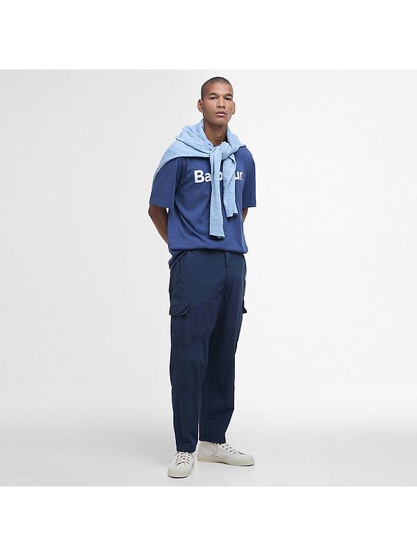 Barbour Men's Logo Relaxed Fit T-Shirt - Oceana Image 3