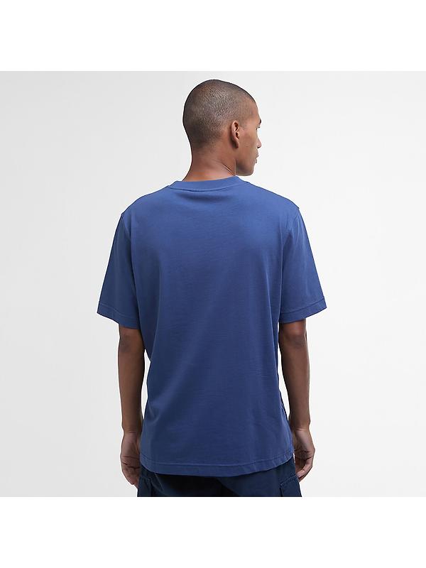 Barbour Men's Logo Relaxed Fit T-Shirt - Oceana Image 4