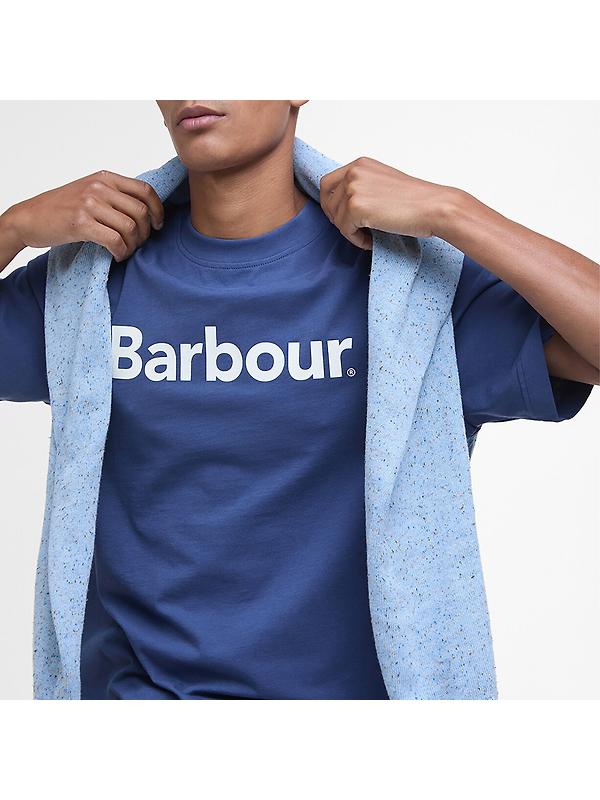 Barbour Men's Logo Relaxed Fit T-Shirt - Oceana Image 5