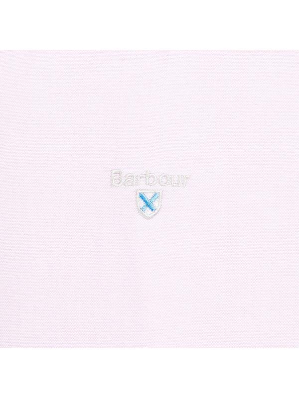 Barbour Men's Oxtown Tailored Short-Sleeved Shirt - Pink Image 7