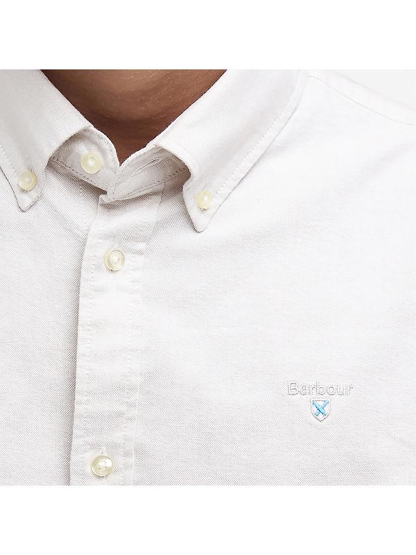 Barbour Men's Oxtown Tailored Short-Sleeved Shirt - Oatmeal Image 6