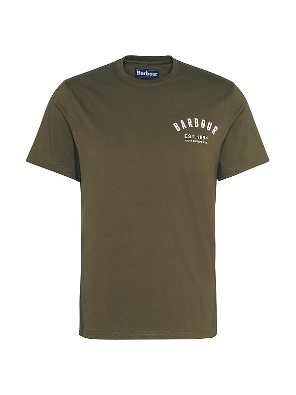 Barbour Men's Preppy T-Shirt - Light Sage Image 1