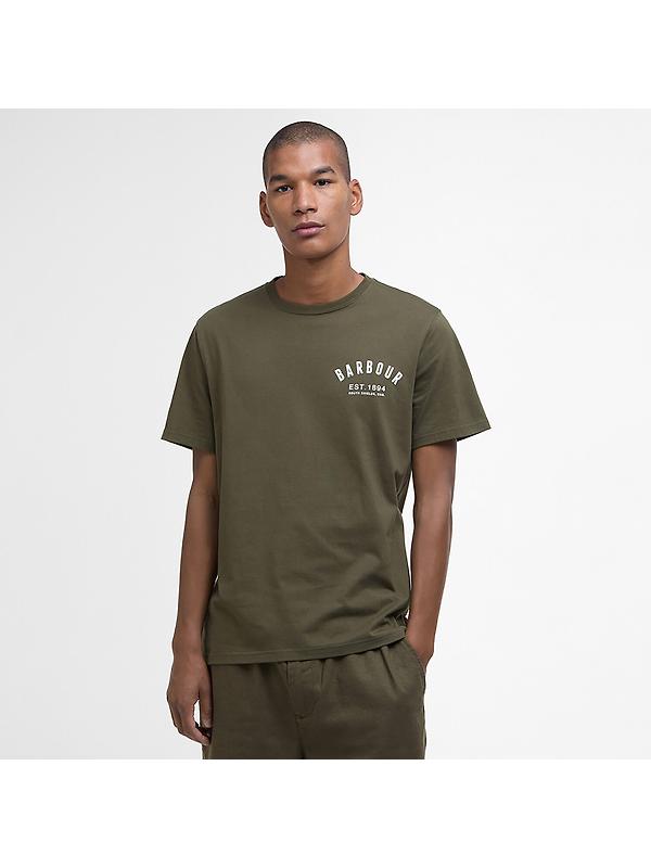 Barbour Men's Preppy T-Shirt - Light Sage Image 2