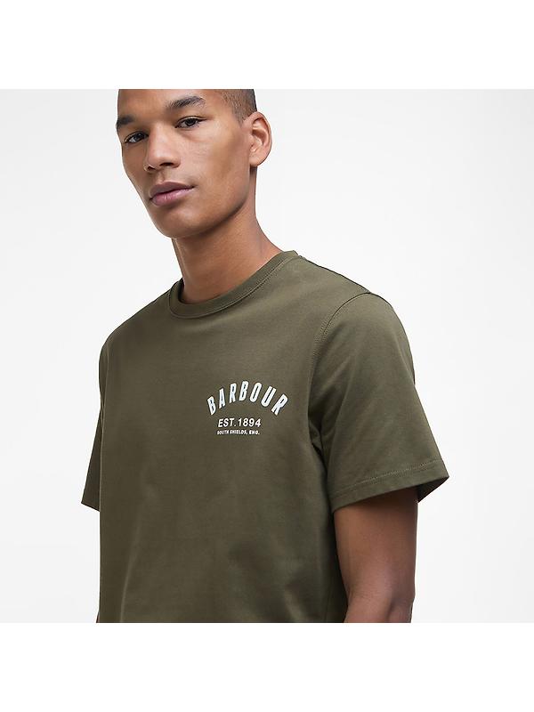 Barbour Men's Preppy T-Shirt - Light Sage Image 5