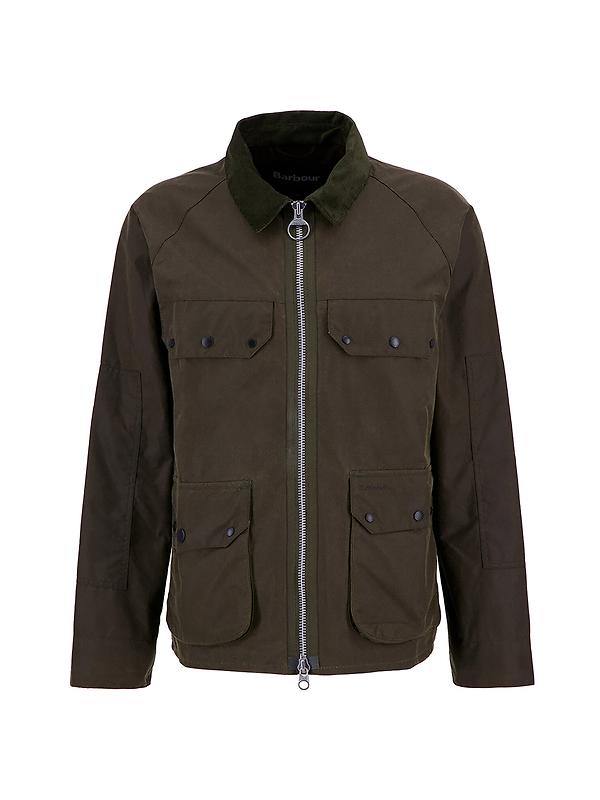 Barbour Men's Re-Engineered Short Bedale Wax Jacket - Beech Product Image
