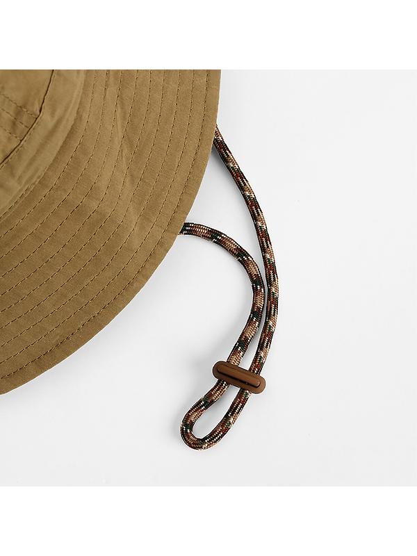 Barbour Men's Transport 6 Panel Bucket Hat - Golden Khaki Image 7