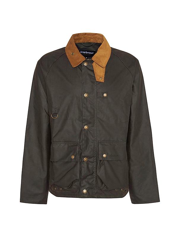 Barbour Men's Utility Spey Wax Jacket - Olive Product Image