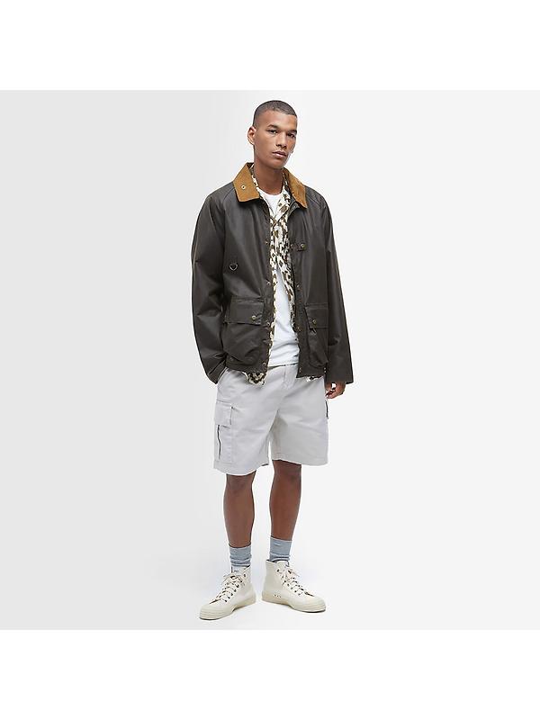 Barbour Men's Utility Spey Wax Jacket - Olive Image 3