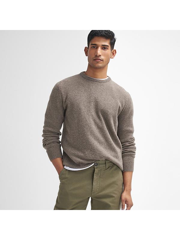 Barbour Men's Washed Stretch Tailored Trousers - Olive Image 5