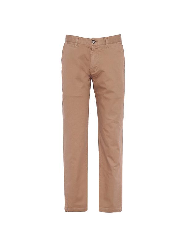 Barbour Men's Washed Stretch Tailored Trousers - Stone Product Image