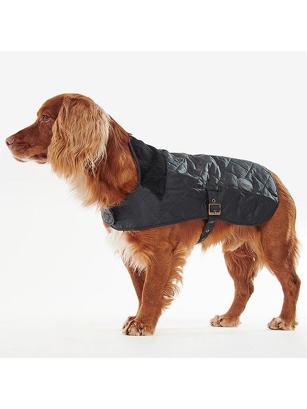 Barbour Quilted Dog Coat - Black Image 2