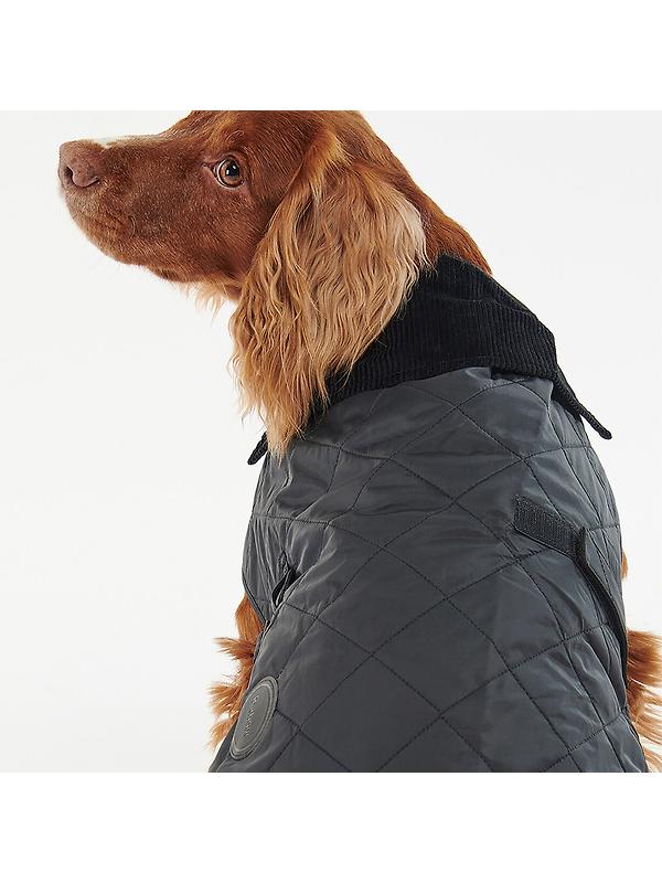 Barbour Quilted Dog Coat - Black Image 4