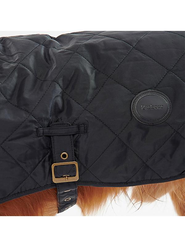 Barbour Quilted Dog Coat - Black Image 5