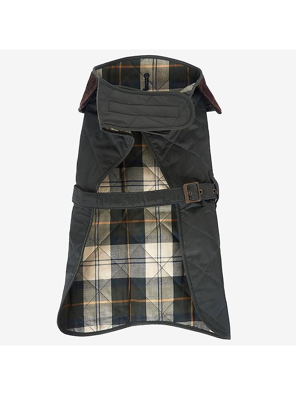 Barbour Quilted Dog Coat - Olive Image 2