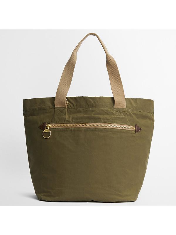 Barbour Transport Carry All Tote Bag - Dusky Green Image 3