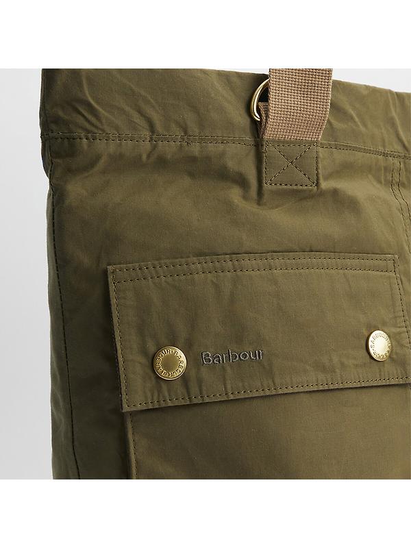 Barbour Transport Carry All Tote Bag - Dusky Green Image 4