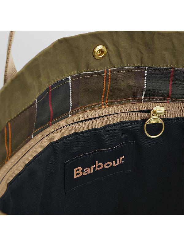 Barbour Transport Carry All Tote Bag - Dusky Green Image 7