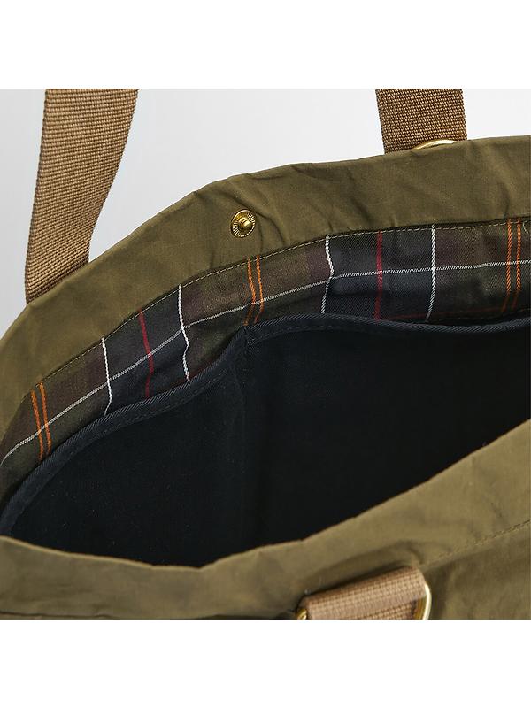 Barbour Transport Carry All Tote Bag - Dusky Green Image 8