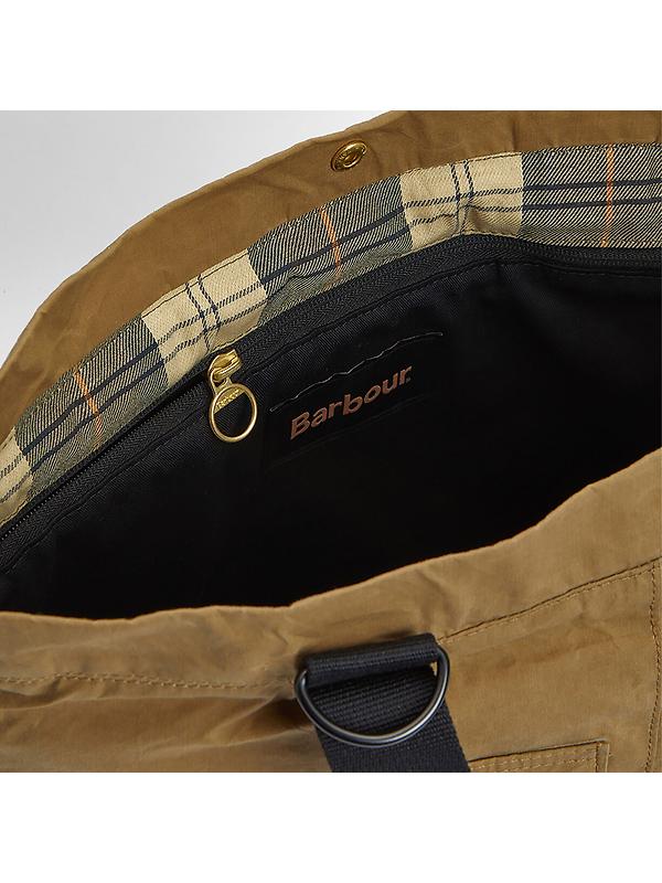 Barbour Transport Carry All Tote Bag - Golden Khaki Image 5