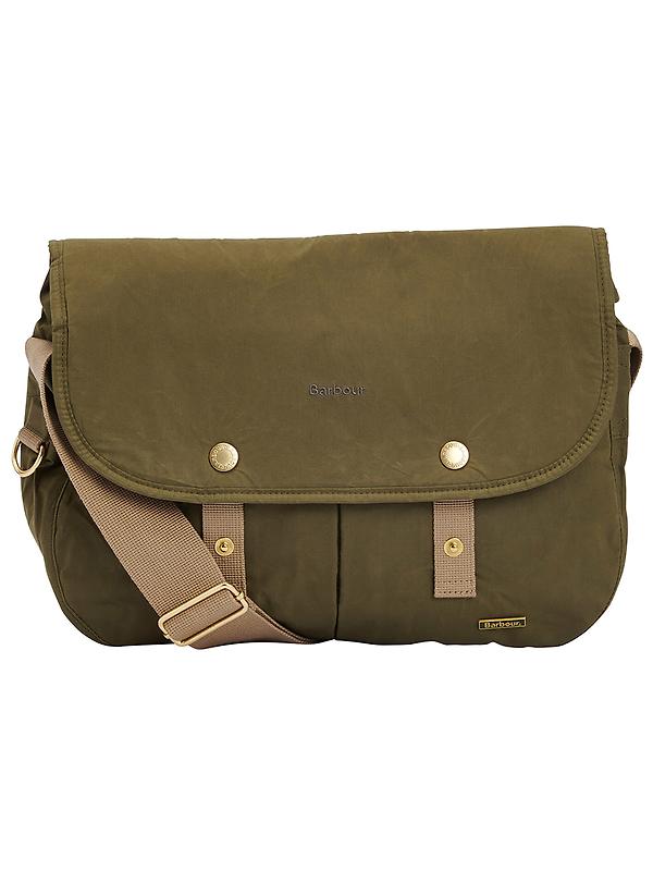Barbour Transport Riever Crossbody Bag - Dusky Green Product Image