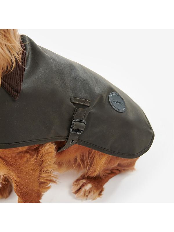Barbour Wax Dog Coat - Olive Image 6